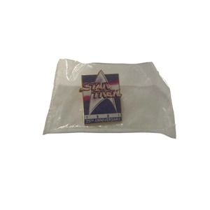 Star Trek 25th Anniversary Pin Vintage NIP 1991 Cloisonne Pin